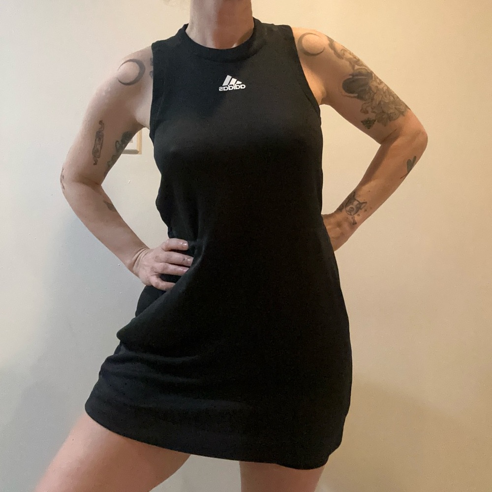 Adidas Women's 'Game & Go' Sleeveless Athletic Dress in Black